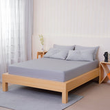 SHEET STORY Ella Cotton Dove Grey Fitted Sheet