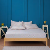 SHEET STORY Ella Cotton Gems Checkerboard Fitted Sheet