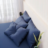 SHEET STORY Ella Cotton - Midnight Blue Pillowcases Pair
