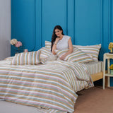 Ella Cotton by SHEET STORY - Serene Stripe Duvet Cover