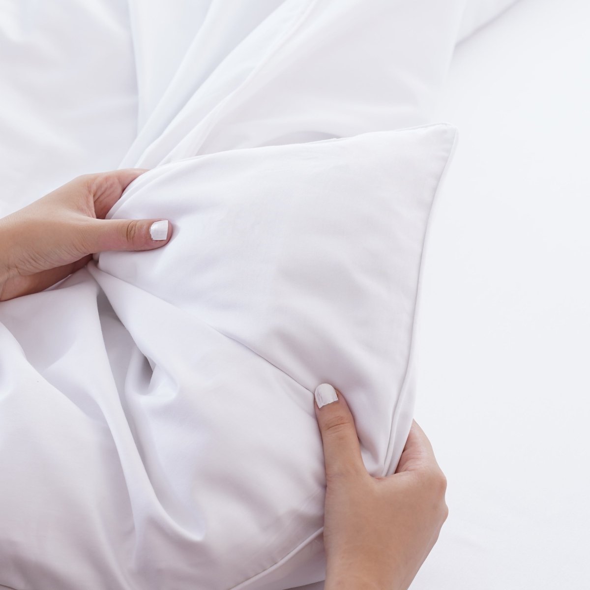 SHEET STORY Ella Cotton - White Duvet Cover