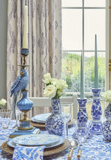 Casa by Josephine Jenno Enamelled Pretty Polly Parrot Candlestick Left