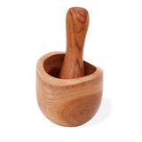 HatiNest Ergo Teak Pestle & Mortar Small