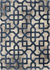 Avanti Navy Moroccan Rug | The Rugs