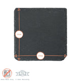Rinkit Square Slate Coasters - Pack of 6