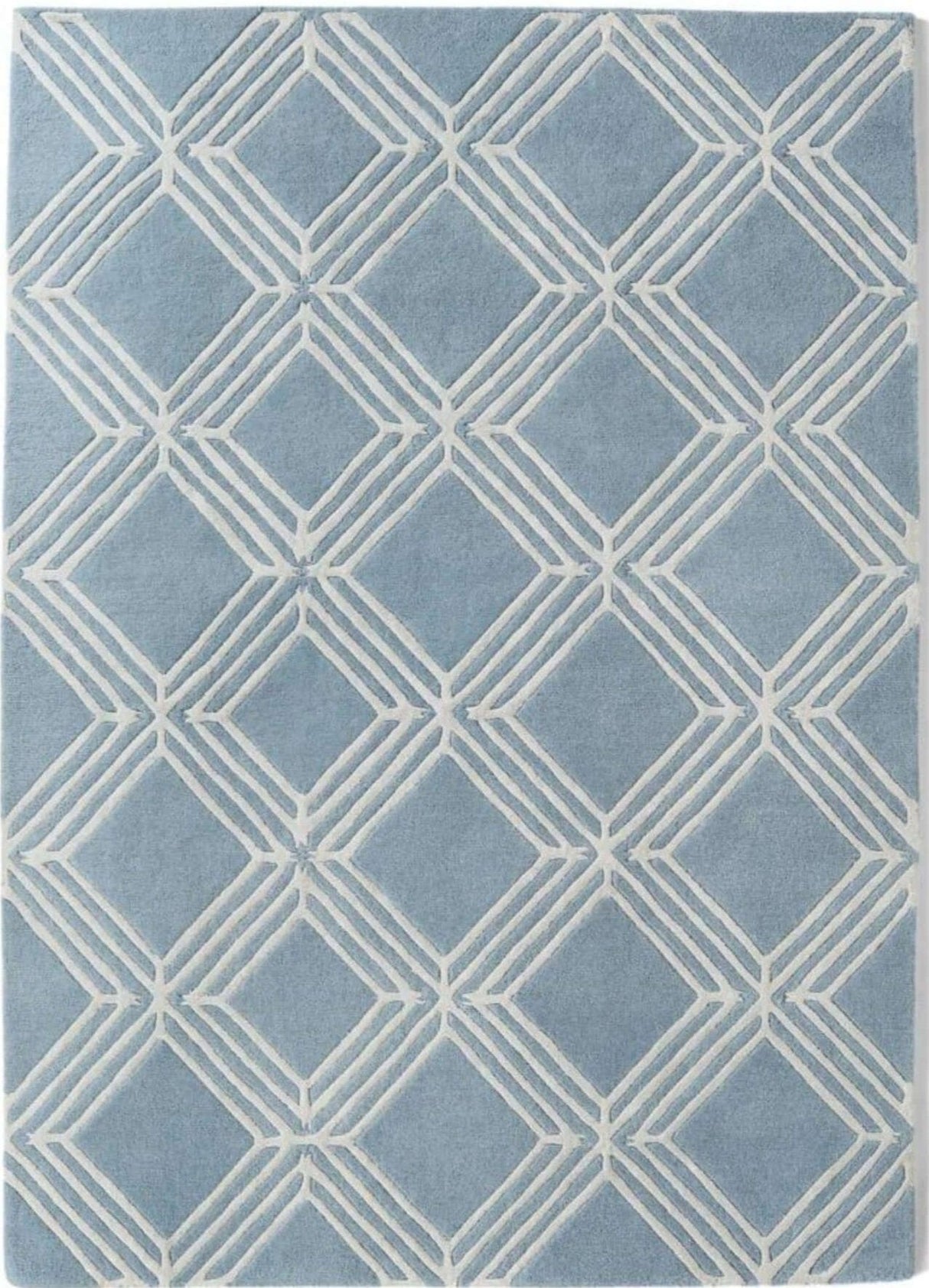 The Rugs Vienna Blue Geometric Rug