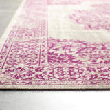 The Rugs Saville Grey Raspberry Vintage Rug