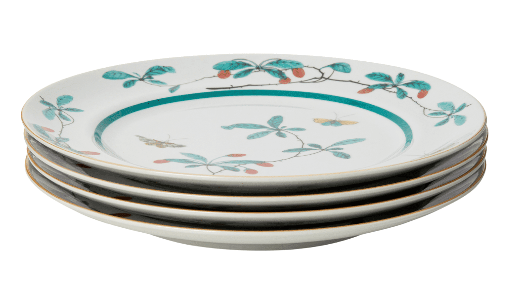 Casa by Josephine Jenno Famille Verte Dessert Plates - Set of 4