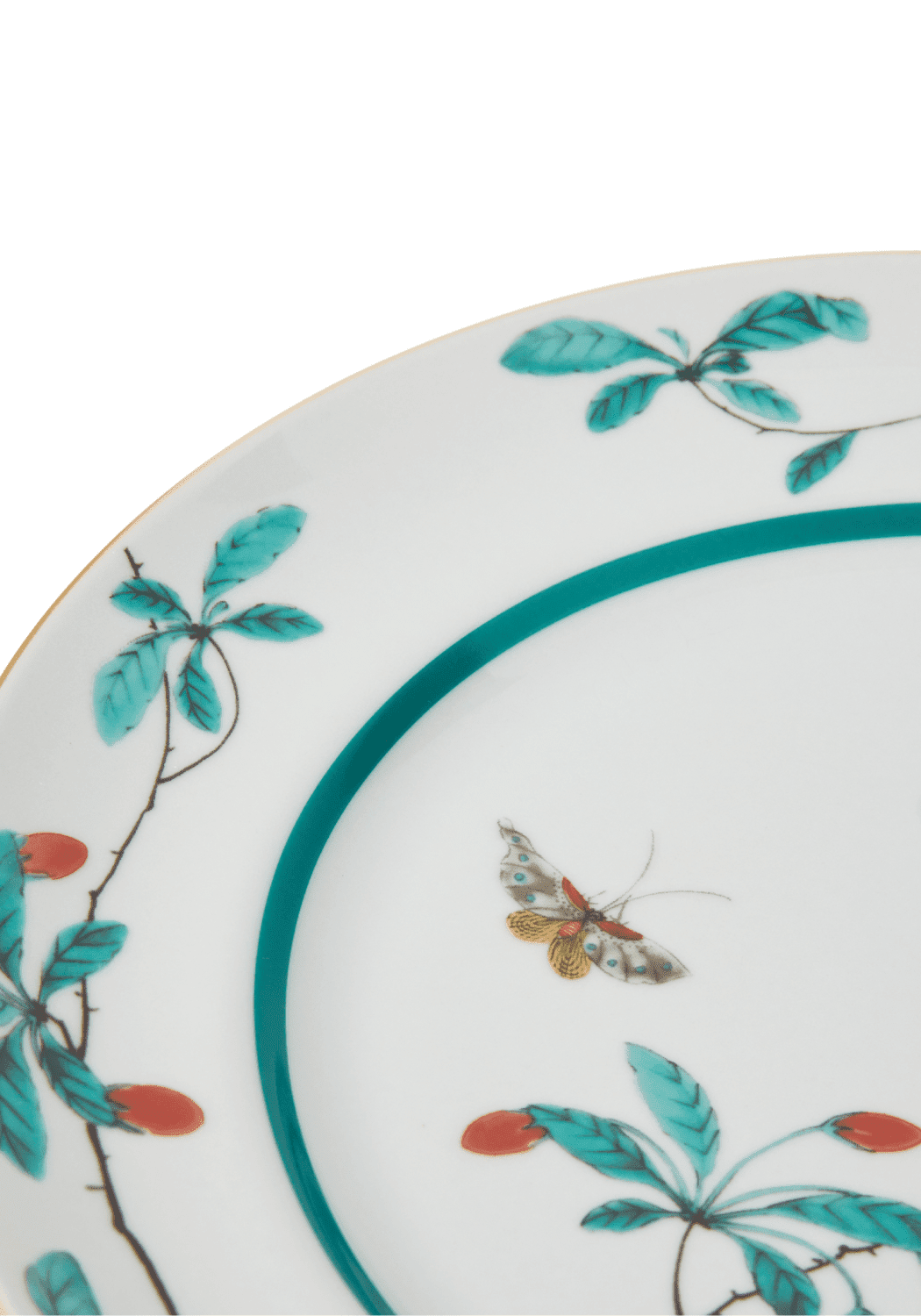 Casa by Josephine Jenno Famille Verte Dessert Plates - Set of 4