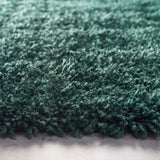 The Rugs Chicago Forest Green Shaggy Rug