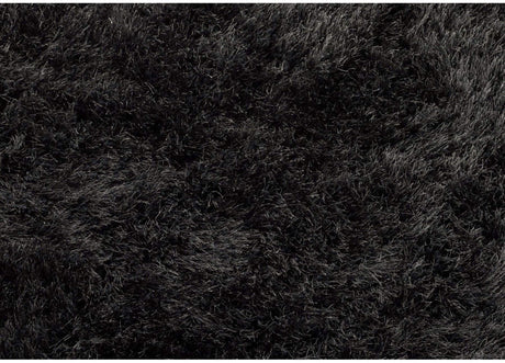 The Rugs Extravagance Dark Grey Shaggy Rug