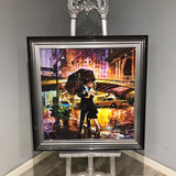 Pagazzi City Couple Large Framed Wall Art