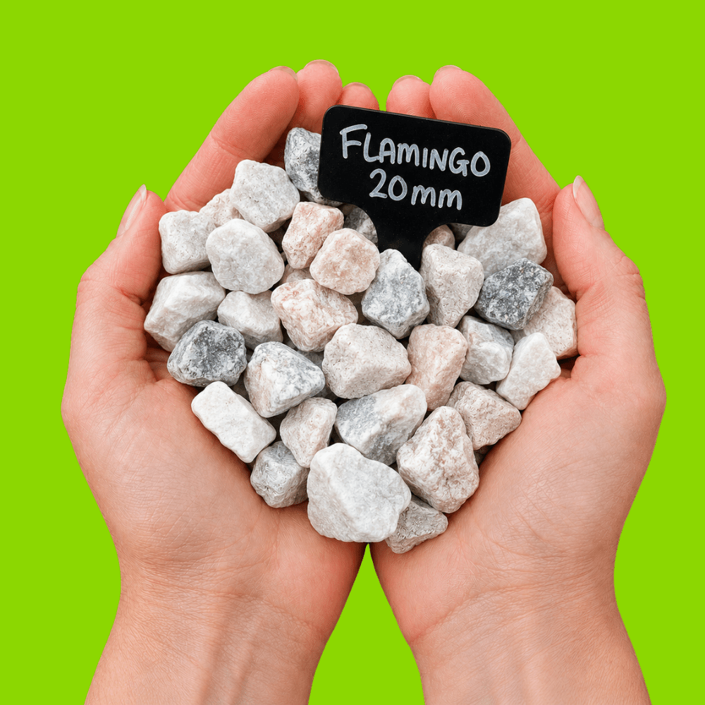 Dandy's Flamingo Gravel Chippings - 20mm