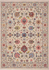 Nomad Floral Persian‑Style Rug | Low‑Pile Wool by The Rugs