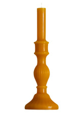 Casa by Josephine Jenno Florence Pillar Candle 32cm Ochre - Set of 2