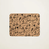Portuguese Treasures Food Design Rectangular Cork Placemats