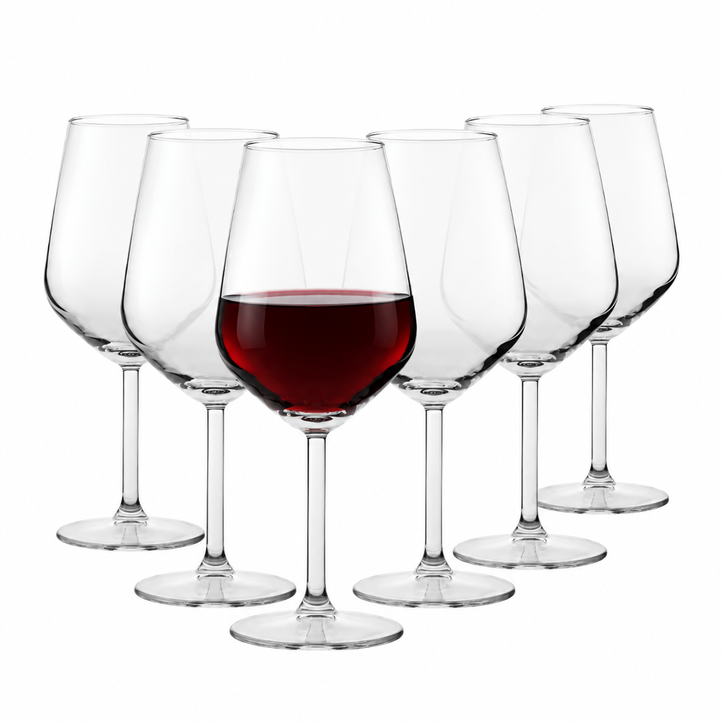 Glassware UK Allegra Red Wine Glasses 490ml - Set of 6