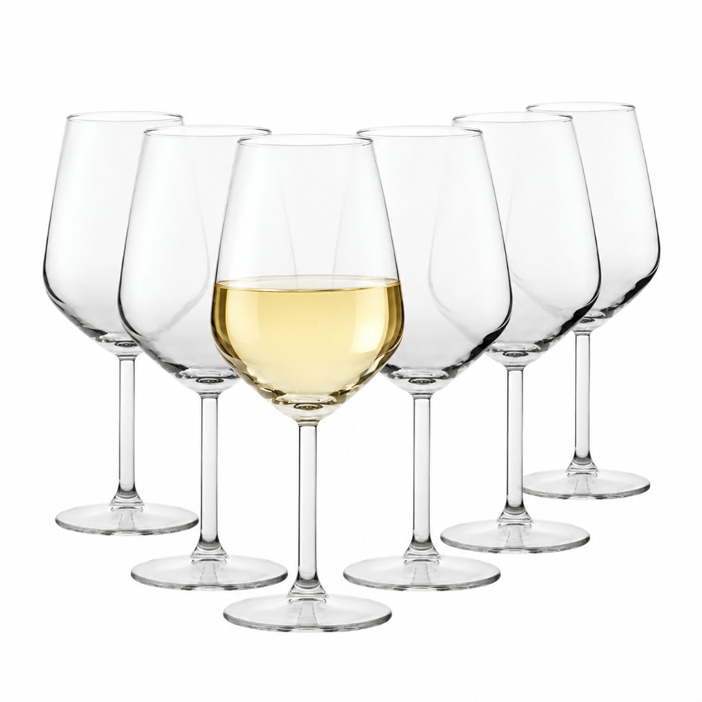 Glassware UK Allegra White Wine Glasses 350ml - Set of 6