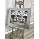 Pagazzi Fashion Store 2 Liquid Art with Mirrored Frame - 66x56cm