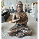 Yorkshire Bonsai Large Antique Gold Buddha Statue - 1.5m