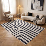 The Rugs Loft Geometric Blue Rug