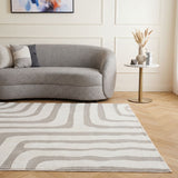The Rugs Loft Geometric Grey Rug