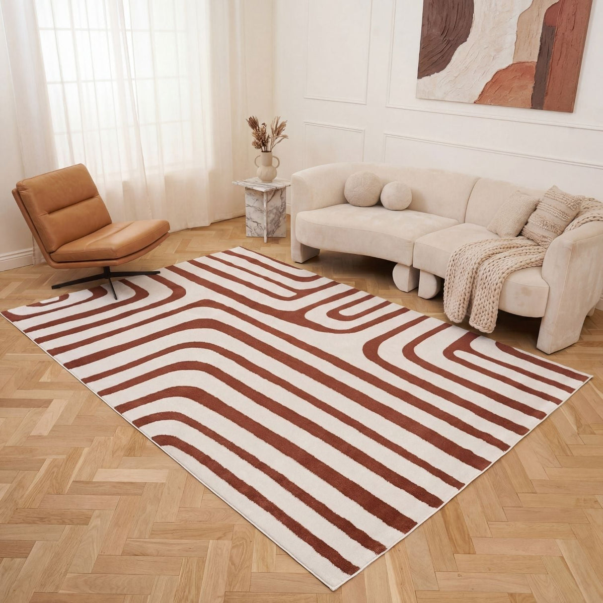 The Rugs Loft Geometric Terra Rug