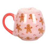Blush & Bale Pink Gingerbread Mug and Sock Gift Set - H10cm x W11cm x D13.4cm
