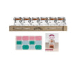 Kilner Glass Clip Top Spice Jar Set with Wooden Crate