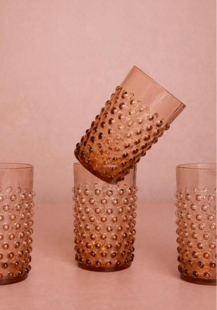 Casa by Josephine Jenno Bronze Dew Drop Tumblers - Set of 4