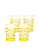 Citrine Dew Drop Tumblers Set of 4 by Casa by Josephine Jenno