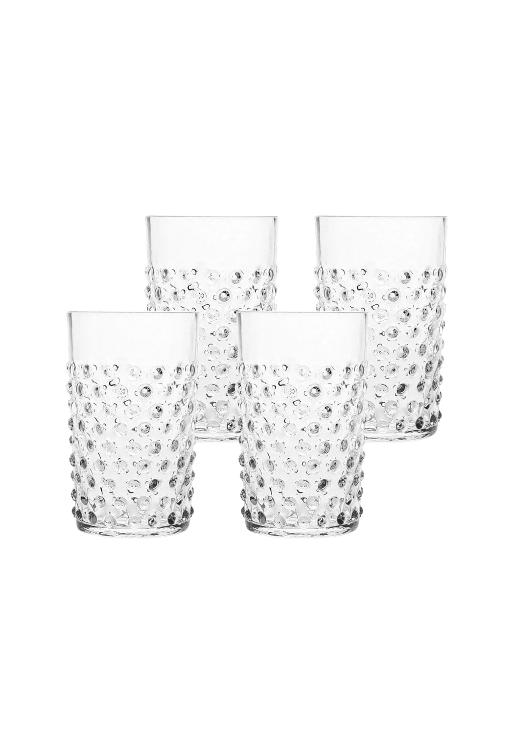 Casa by Josephine Jenno Clear Dew Drop Tumblers - Set of 4