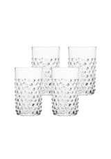 Casa by Josephine Jenno Clear Dew Drop Tumblers - Set of 4