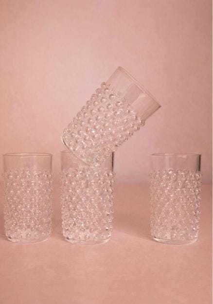 Casa by Josephine Jenno Clear Dew Drop Tumblers - Set of 4