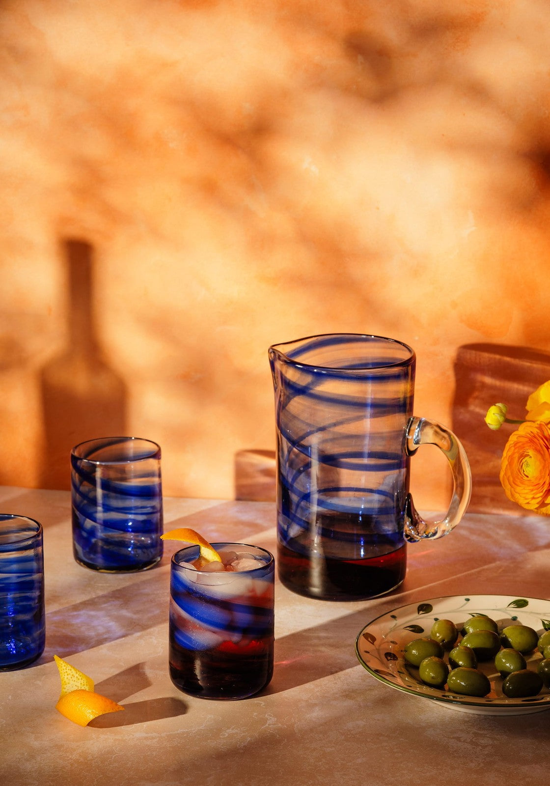 Casa by Josephine Jenno Daphne Tumbler - Blue