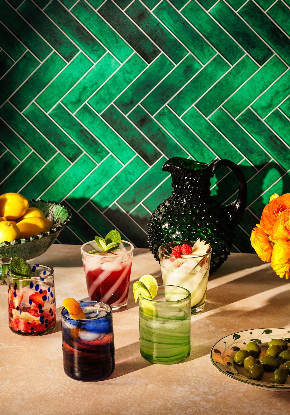 Casa by Josephine Jenno Daphne Tumbler - Blue