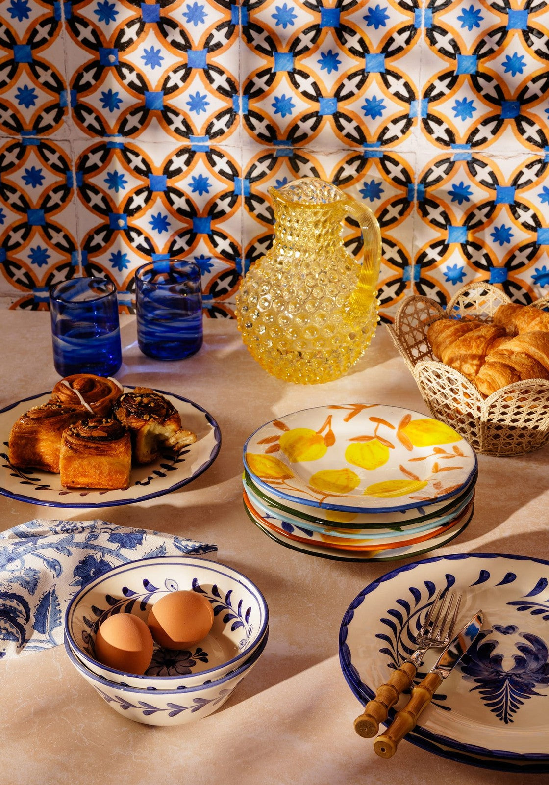 Casa by Josephine Jenno Daphne Tumbler - Blue