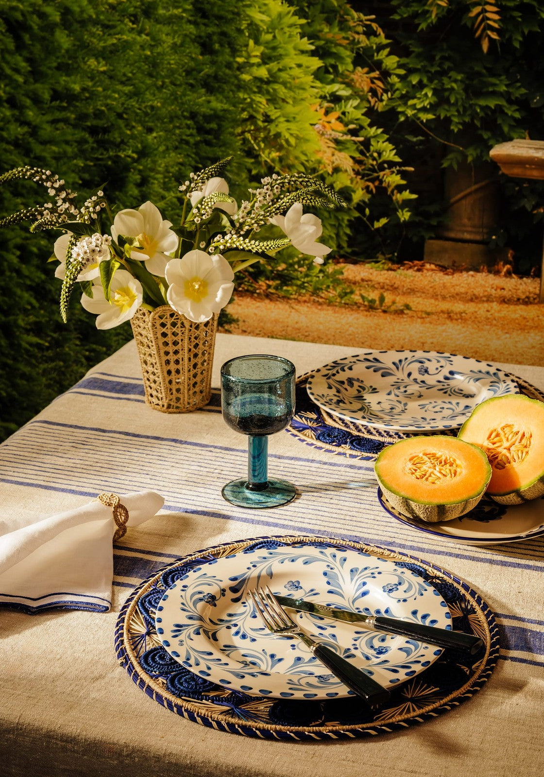 Casa by Josephine Jenno Eleanor Wine Glass - Blue