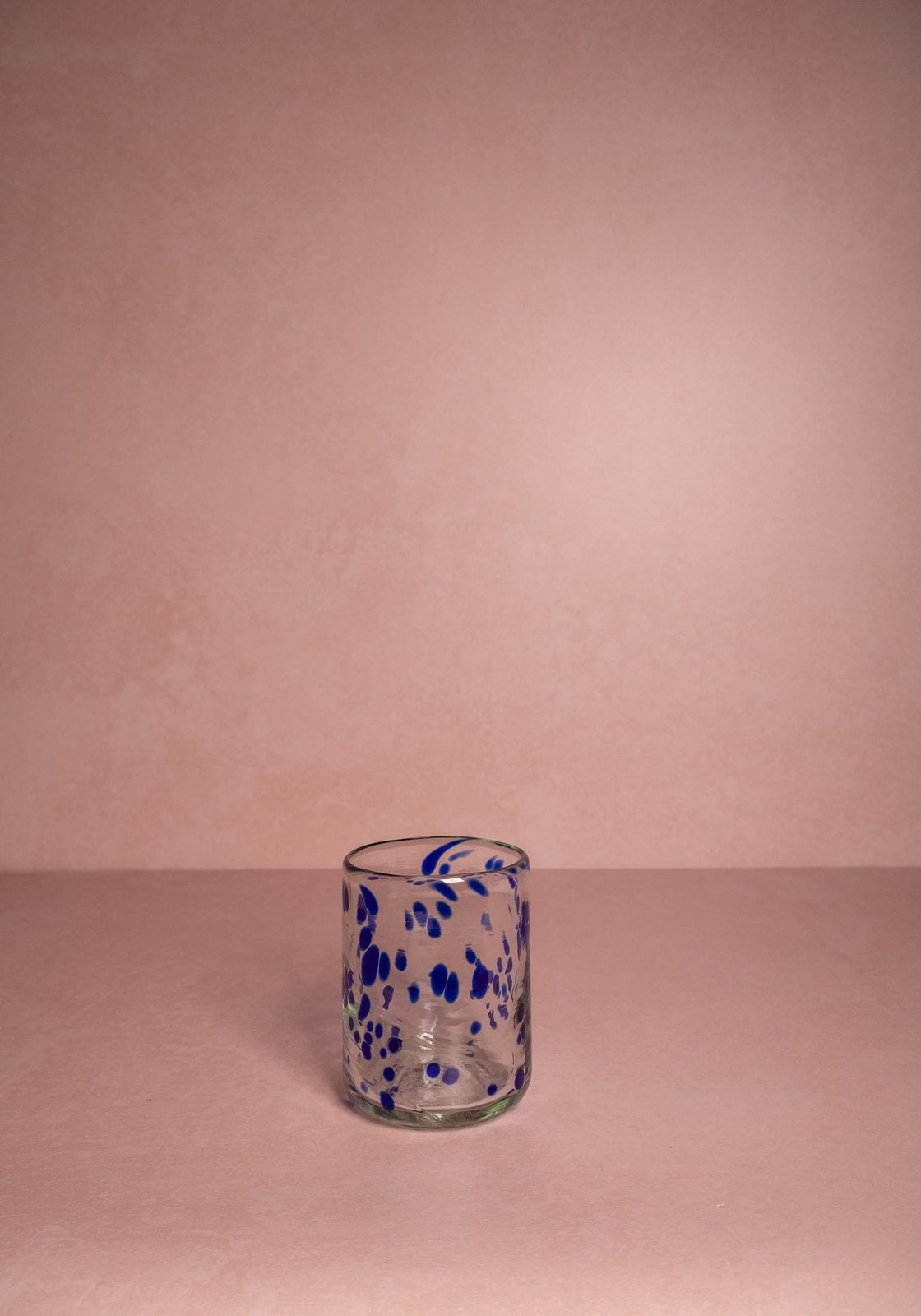 Casa by Josephine Jenno Handcrafted Louisa Confetti Tumbler - Blue