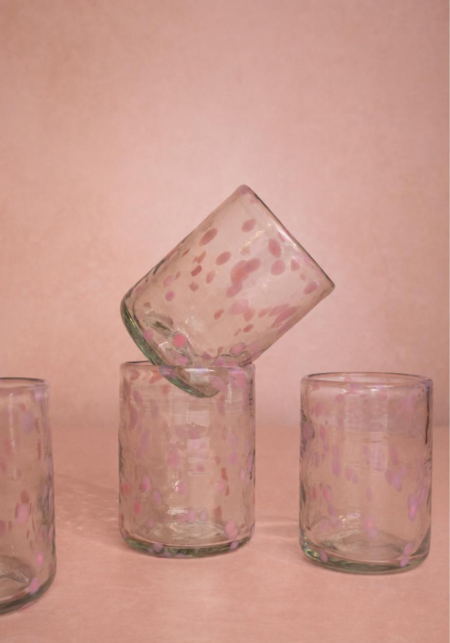 Casa by Josephine Jenno Louisa Confetti Tumbler - Pink