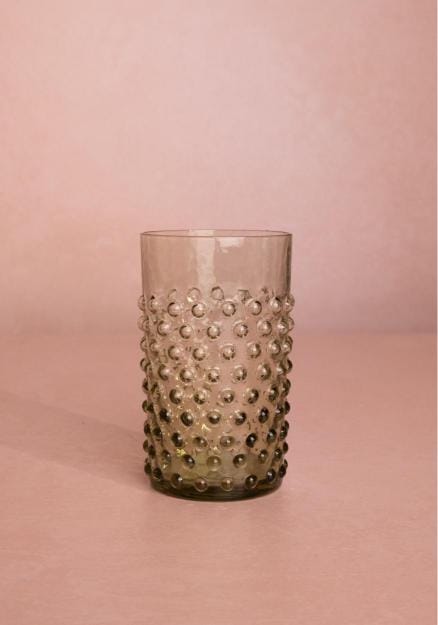 Casa by Josephine Jenno Olive Green Dew Drop Tumblers - Set of 4