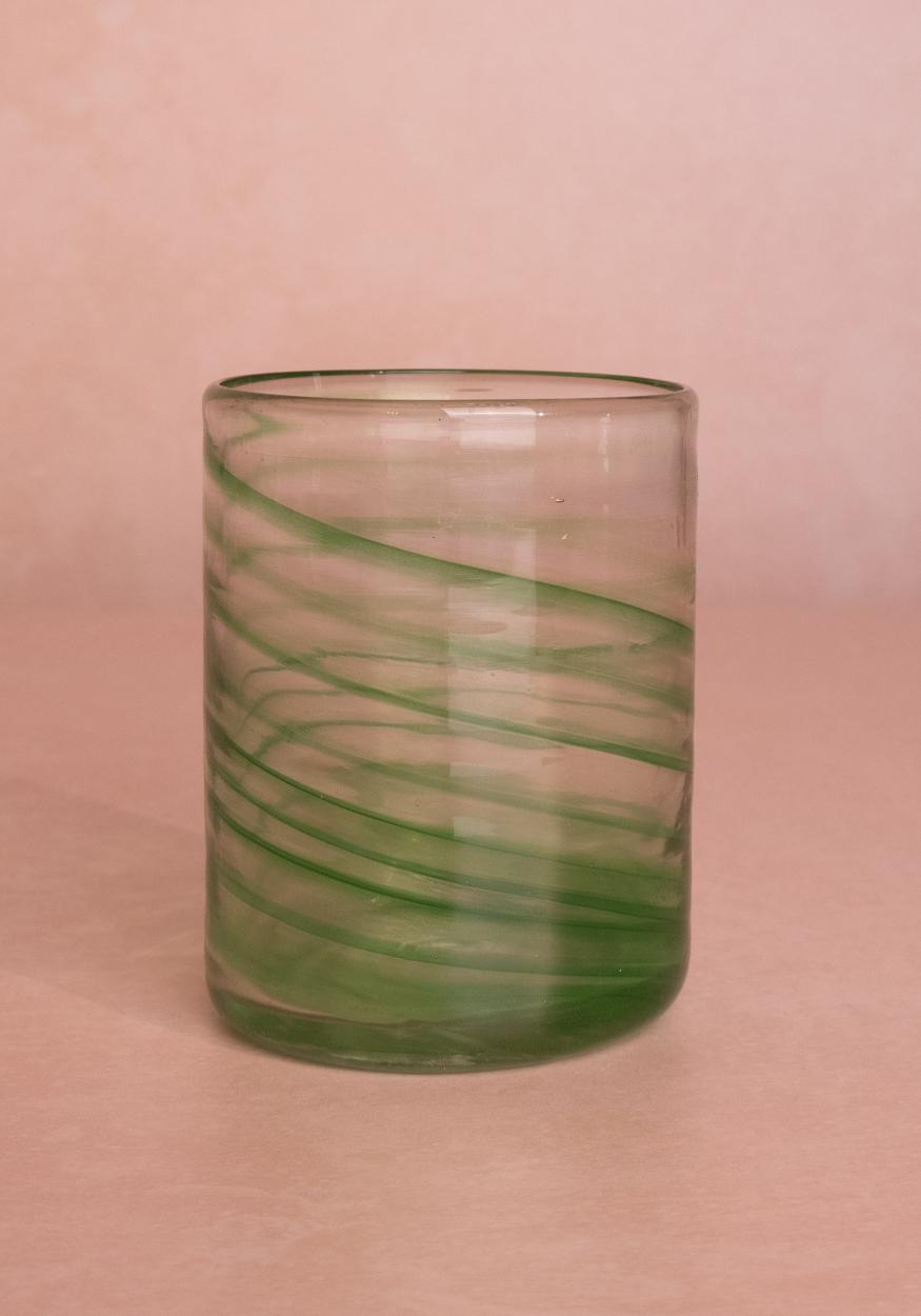 Casa by Josephine Jenno Olivia Swirl Tumbler - Green