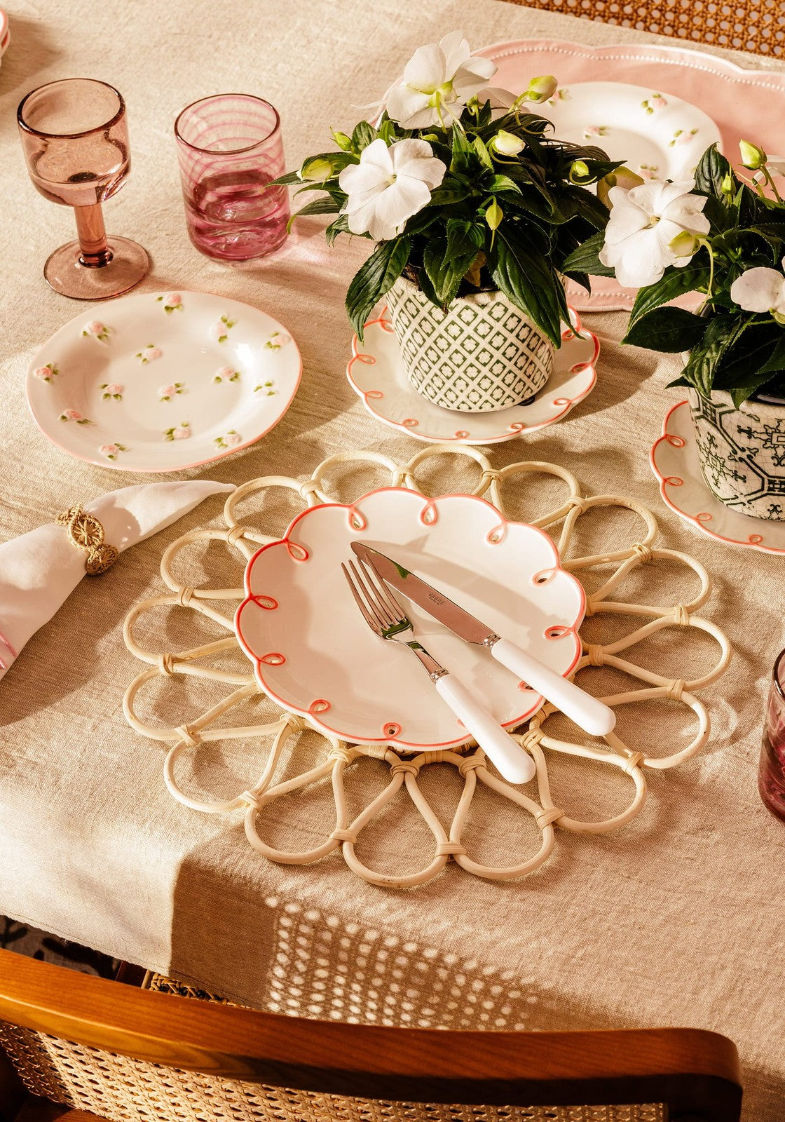Casa by Josephine Jenno Olivia Swirl Tumbler - Pink