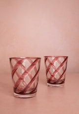 Casa by Josephine Jenno Poolside Gossip Red Acrylic Tumblers - Set of 6