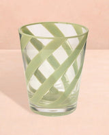 Casa by Josephine Jenno Poolside Gossip Sage Green Acrylic Tumblers - Set of 6