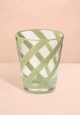 Casa by Josephine Jenno Poolside Gossip Sage Green Acrylic Tumblers - Set of 6