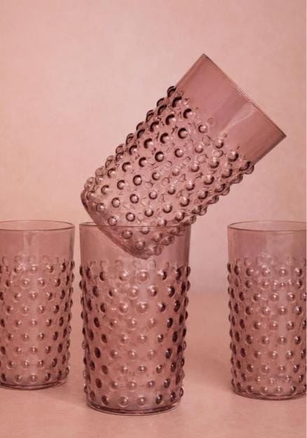 Casa by Josephine Jenno Violet Dew Drop Tumblers - Set of 4