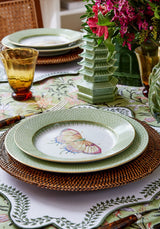 Casa by Josephine Jenno Green Apple Lace Dinner Plates - Set of 4