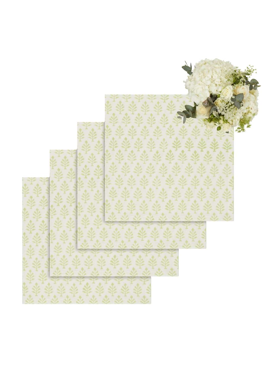 Casa by Josephine Jenno Green Dream Table Napkin Set of 4