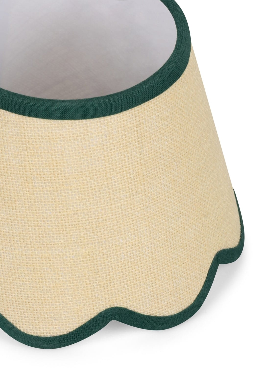 Casa by Josephine Jenno Green Petal Jute Scallop Lampshade